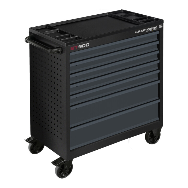 Kraftwerk BT900 Chariot d'atelier, 7 tiroirs, BASIC, ant, 272 pcs.
