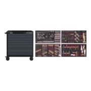 Kraftwerk BT900 Werkstattwagen, 7 Schubladen, BASIC, ant, 272-tlg.