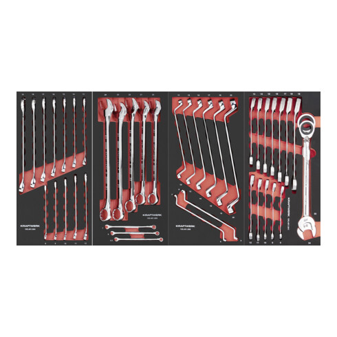 Kraftwerk BT900 Werkstattwagen, 7 Schubladen, BASIC, ant, 272-tlg.