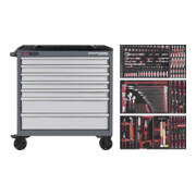 Kraftwerk BT900 Werkstattwagen, 7 Schubladen, PRO, 278-tlg.