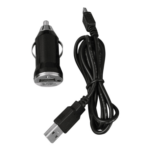 Kraftwerk Chargeur de voiture 3.7 V 12-24 V / Mini-USB