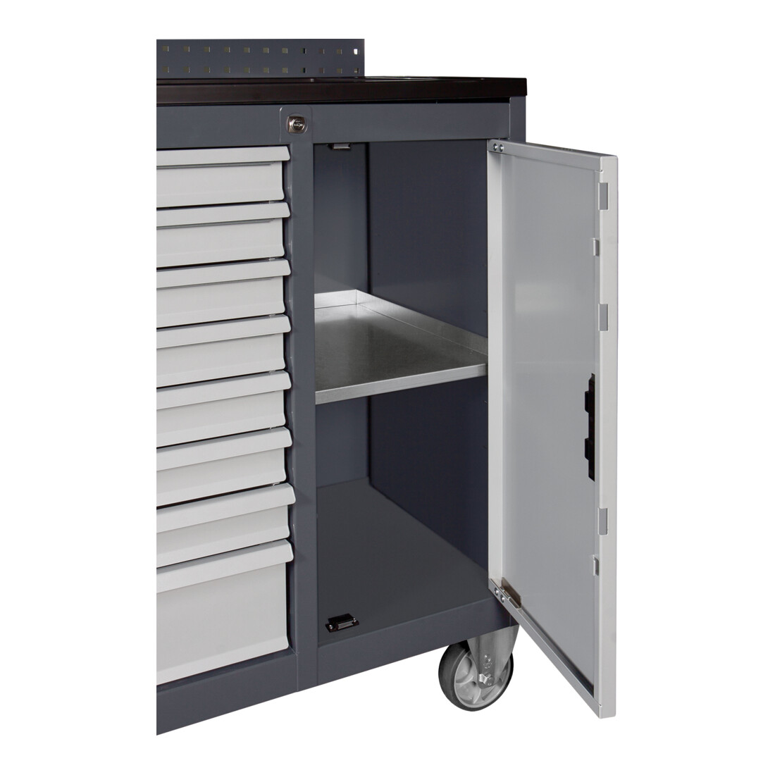 Kraftwerk Chariot d'atelier BT1100 60/40 7 tiroirs + 1 armoire