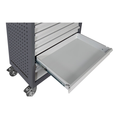 Kraftwerk Chariot d'atelier BT1100 60/40 7 tiroirs + 1 armoire