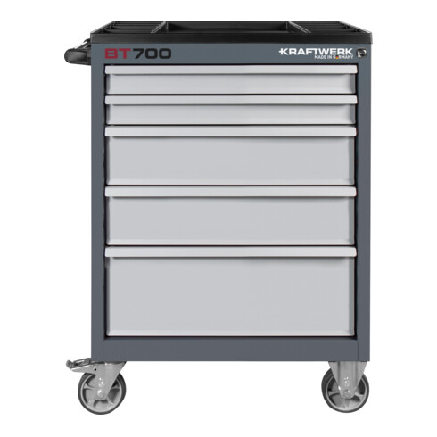 Kraftwerk Chariot d'atelier BT700 60/40 5 tiroirs