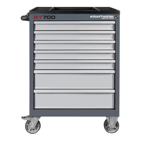 Kraftwerk Chariot d'atelier BT700 60/40 7 tiroirs