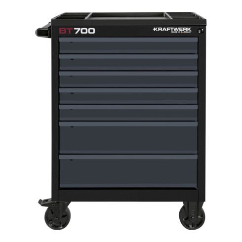 Kraftwerk Chariot d'atelier BT700 60/40 7 tiroirs anthracite