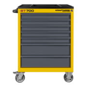 Kraftwerk Chariot d'atelier BT700 JAUNE 60/40 7 tiroirs-4