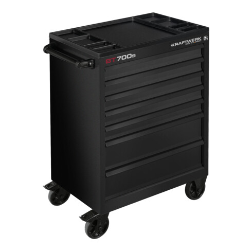Kraftwerk Chariot d'atelier BT700s 7 tiroirs noir, vide