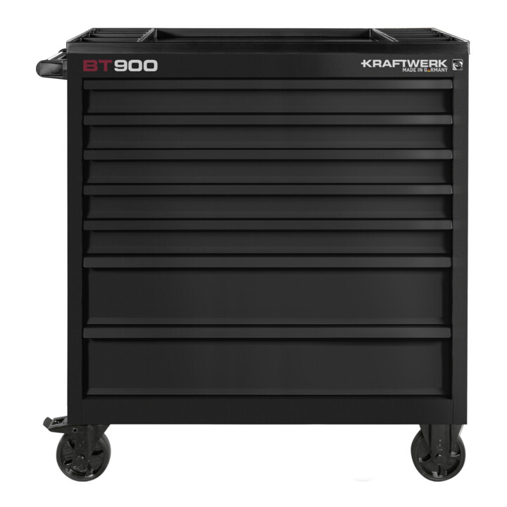 Kraftwerk Chariot d'atelier BT900 7 tiroirs noir, vide