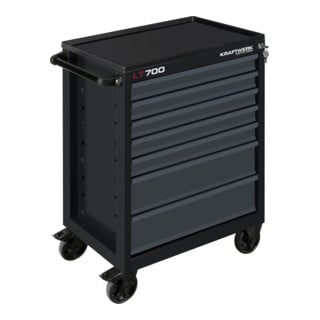Kraftwerk Chariot d'atelier LT700 60/40 7 tiroirs noir