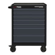 Kraftwerk Chariot d'atelier LT700 60/40 7 tiroirs noir-3