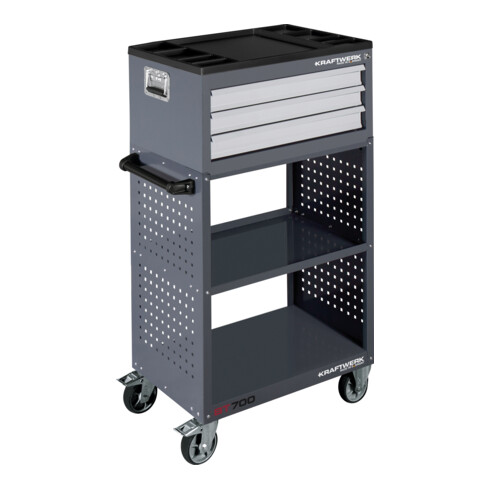 Kraftwerk Chariot de service BT700 avec tapis en caoutchouc