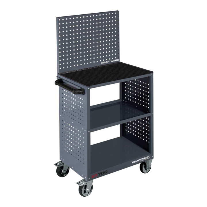 Kraftwerk Chariot de service BT700 avec tapis en caoutchouc