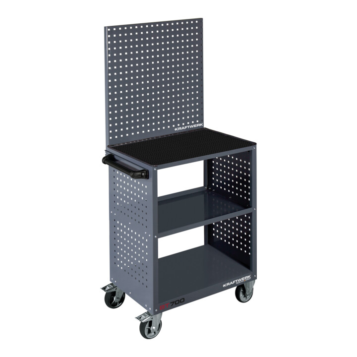 Kraftwerk Chariot de service BT700 avec tapis en caoutchouc