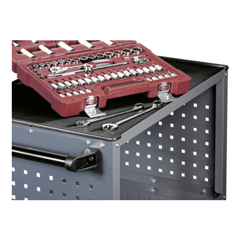 Kraftwerk Chariot de service BT700 avec tapis en caoutchouc