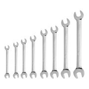 Kraftwerk Chiavi a forchetta doppia, lucoidate, 6-22mm, 8pz.
