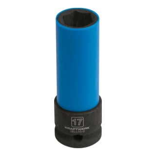Kraftwerk Clé à choc, CrMo, 85 mm, pour jantes en aluminium, 1/2", 17 mm