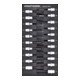 Kraftwerk Clé à douille 1/2'' à six pans creux à dents multiples 21 pièces 20x40-1