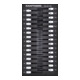 Kraftwerk Clé à douille 3/8'' à six pans creux TX à 30 pièces 20x40-1