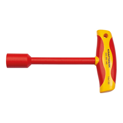 Kraftwerk Clé à douille T-handle tournevis 14mm VDE