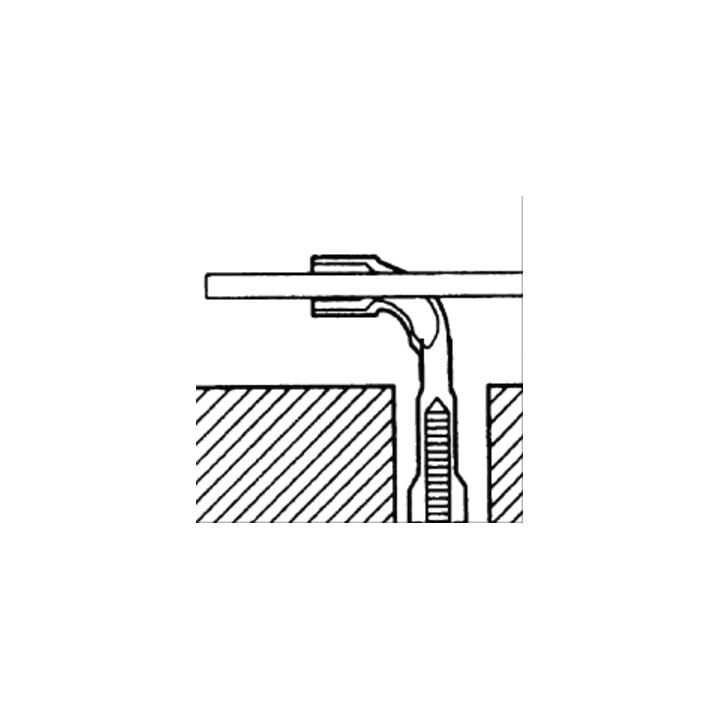 Kraftwerk Clé à pipe 12 x 6 kt. 12 mm
