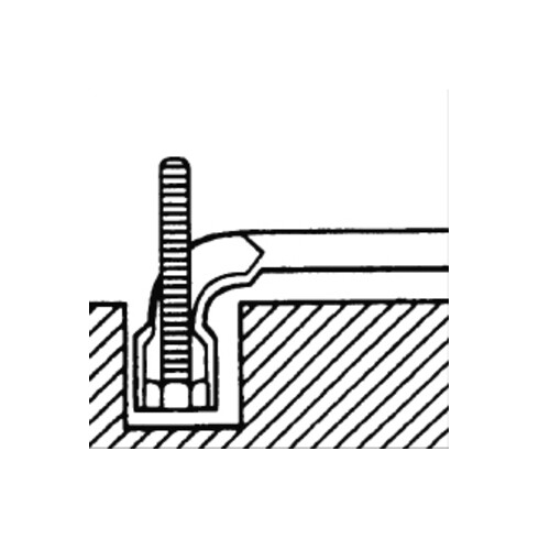 Kraftwerk Clé à pipe 12 x 6 kt. 9 mm