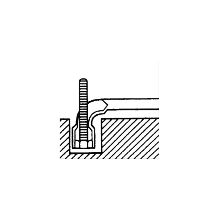 Kraftwerk Clé à pipe 6 x 6 kt. 19 mm