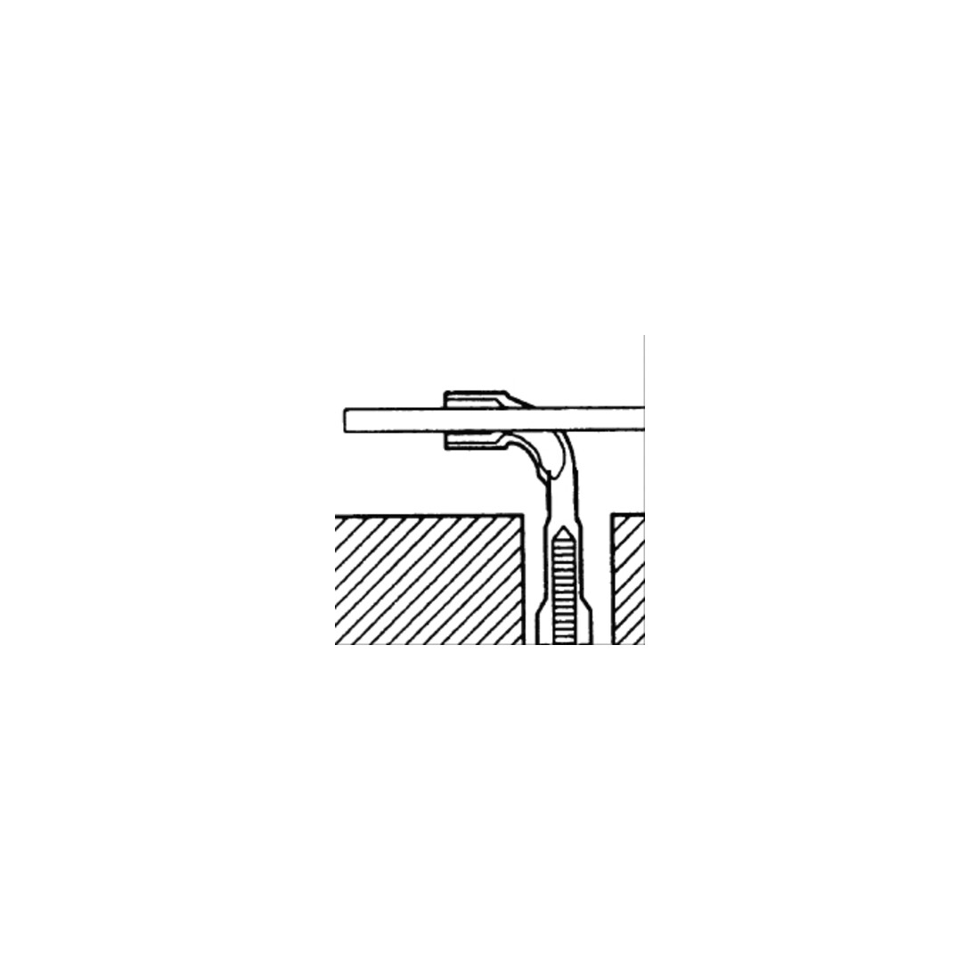 Kraftwerk Clé à pipe 6 x 6 kt. 9 mm