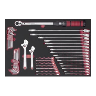 Kraftwerk Clés mixtes PRO LINE couple 60x40 45 pièces