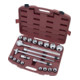 Kraftwerk Coffret de douilles à cliquet télescopique 3/4" 21 pièces-1