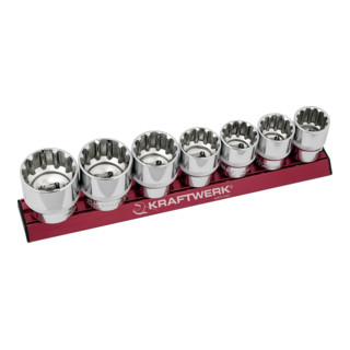 Kraftwerk COMBI doppenset MAGALU 1/2" 7 delig