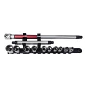 Kraftwerk COMBI-Steckschlüsselsatz 3/8" mit T-Schl., 11 tlg.-3