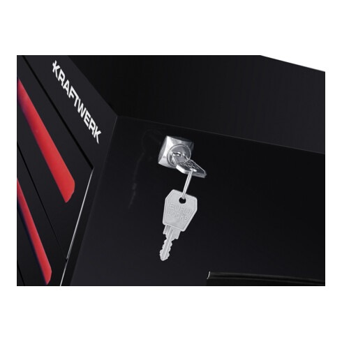 Kraftwerk DESIGN LINE Chariot d'atelier compact ST470, 5 tiroirs