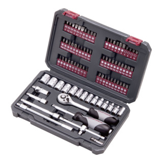 Kraftwerk doppenset, 1/4", 82 dlg.