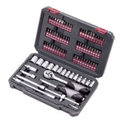 Kraftwerk doppenset, 1/4", 82 dlg.