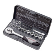 Kraftwerk doppenset, basic, 1/4", 26 dlg.