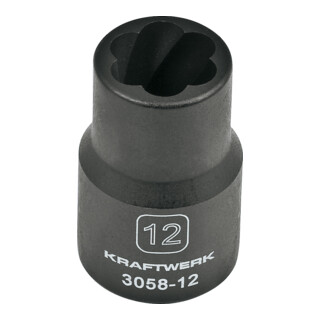 Kraftwerk Douille à douille 1/2" 12 mm