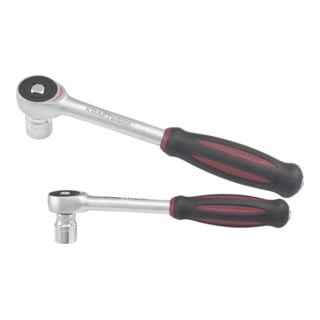 Kraftwerk Drehgriff-Knarren-Satz 1/4"+1/2" 2-teilig