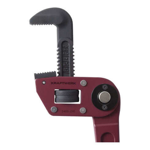 Kraftwerk Eckrohrzange mit verstellbarem Kopf