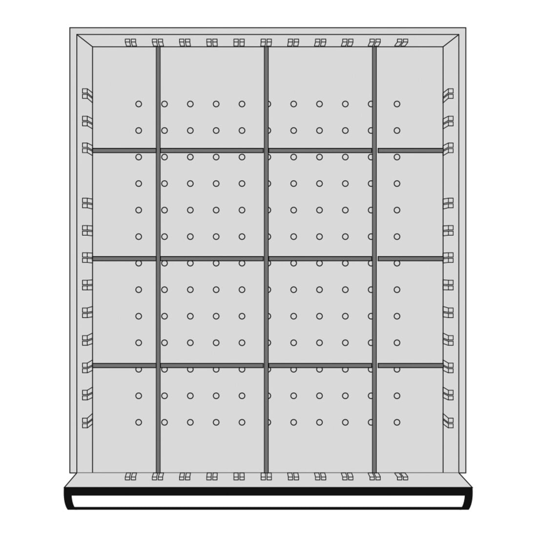 Kraftwerk Einteilungssortiment 50x459x539 mm, 16 Fächer