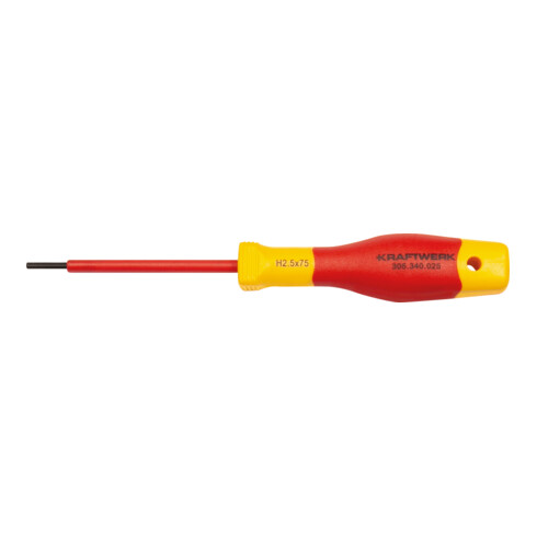 Kraftwerk Elektriker-Schraubendreher Innensechskant 2.5 mm