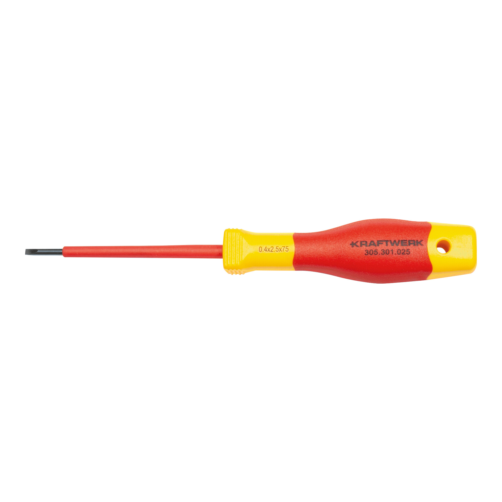 Kraftwerk Elektriker-Schraubendreher Schlitz 2.5mm