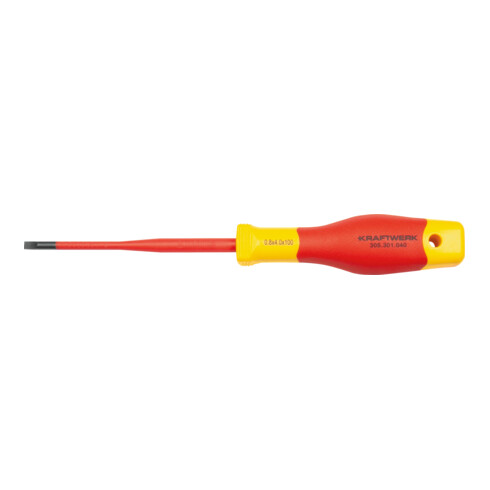Kraftwerk Elektriker-Schraubendreher Schlitz 4.0mm
