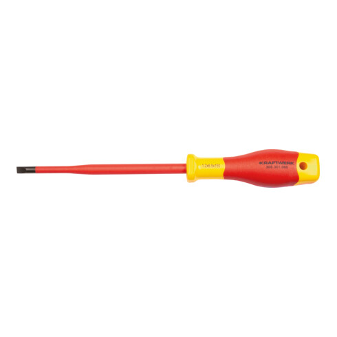 Kraftwerk Elektriker-Schraubendreher Schlitz 6.5mm
