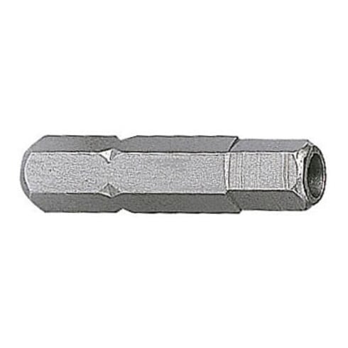 Kraftwerk Embout hexagonal 1/4" 25mm 2.5mm avec alésage, 5 pièces