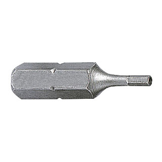 Kraftwerk Embout hexagonal 1/4" 25mm 5/64" avec perçage, 5 pcs