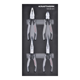 Kraftwerk Ensemble de clés 4 pièces 20x40 Insert