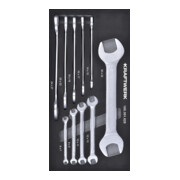 Kraftwerk Ensemble de clés à molette 10 pièces 20x40 insert