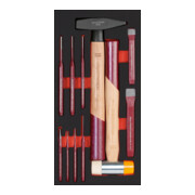 Kraftwerk Ensemble d'outils à percussion 11 pièces 20x40 Insert