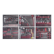 Kraftwerk Ensemble d'outils, EVA, 1/4" + 3/8" + 1/2", 280 pièces.